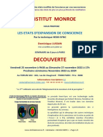 Institut Monroe France 1.decouverte DominiqueLussan
