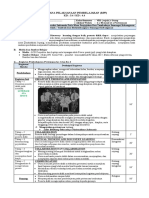 RPP 3.4 Tumbuh Dan Berkembangnya Semangat Kebangsaan