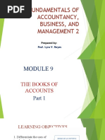 Accounting 1 Module 9 - The Books of Accounts - Journals Part 1