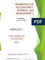 Accounting 1 Module 9 - The Books of Accounts - Journals Part 1