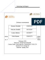 Surveying Lab Report Template