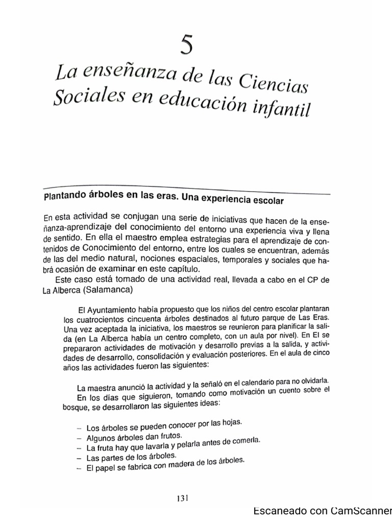 La 5 Enseñanza de Las Ciencias Sociales en Educación Infantil La ...
