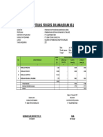 Rekapitulasi Progres Bulanan (Bulan Ke-I)