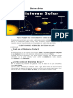 Sistema Solar para Niños