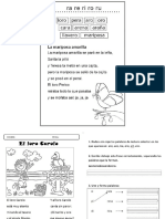 Lecturas Cortas y Sílabas Trabadas