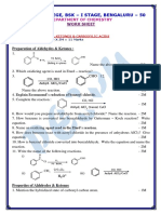 II PUC Chem Worksheet - Aldehyde S and Ketones