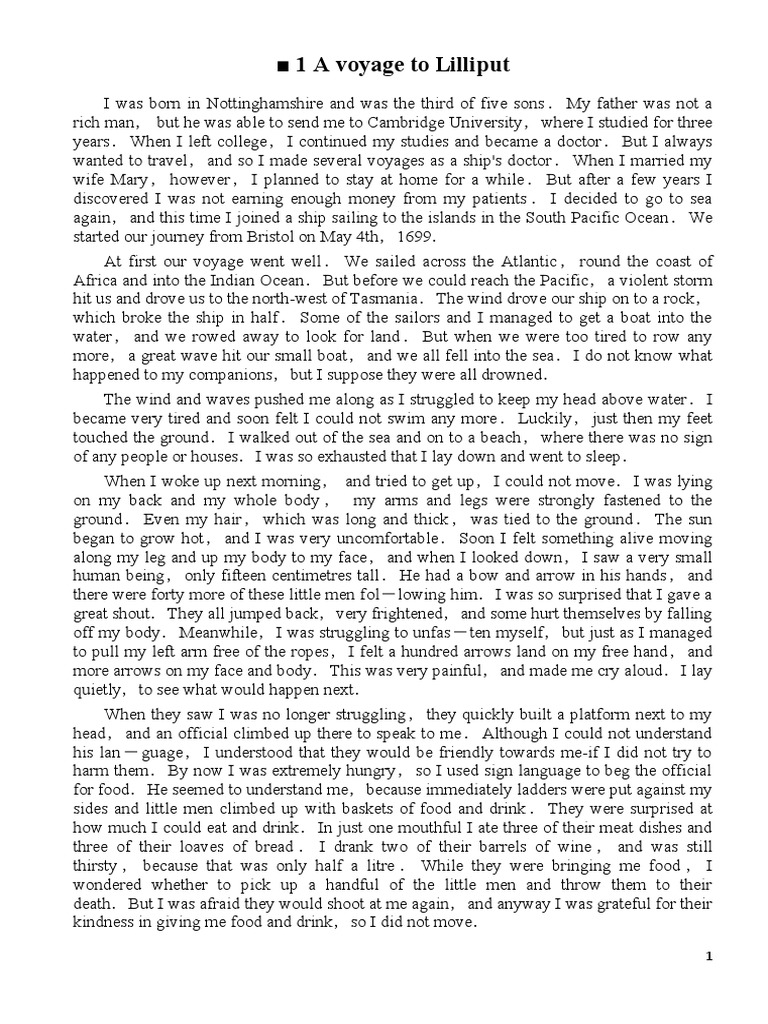 Gulliver S Travels PDF