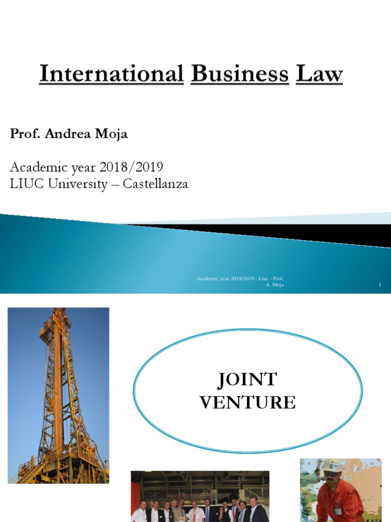 Ibl Joint Venture 2018 PDF Joint Venture Taxes