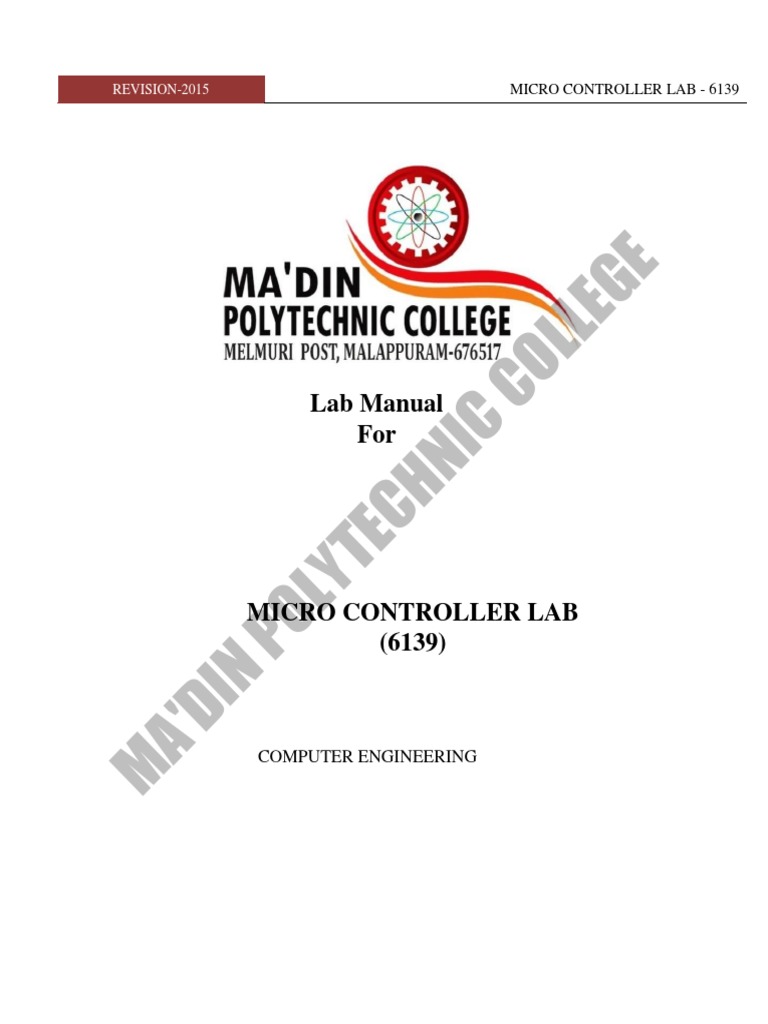 Microcontroller Lab | PDF | Microcontroller | Information Age