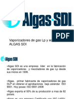 Resumen Vaporizadores ALGAS SDI