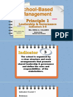 Principle 1 - Leadership and Governance (2) D