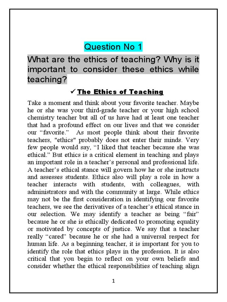 (8654) Assignment No 1 | PDF | Lesson Plan | Teaching Method