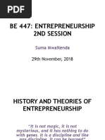 2.history and Theories of Entrepreneurship