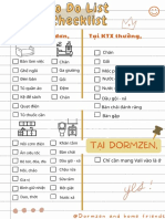 Yellow Floral Checklist