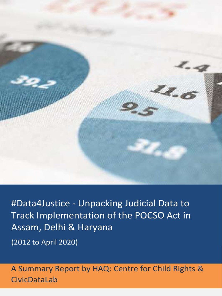 Upacking Judicial Data Implementation of Pocso Act Summary Report | PDF ...
