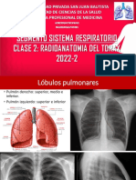 Patrones radiológicos pulmonares