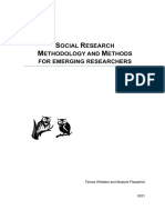 Social Research Methodology and Methods