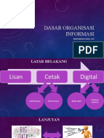 Dasar Organisasi Informasi