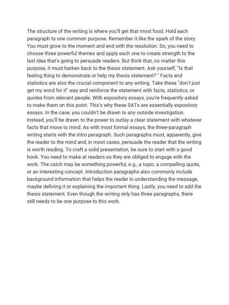 Resolution of Paragraphs | PDF