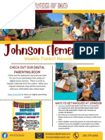 Johnson El. Parent Newsletter 10-3 English