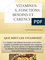 Les Vitamines-Types, Fonctions, Besoins Et Carence Nastea