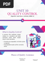 Unit 10-Quality-Control