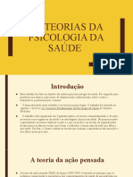 As TEORIAS DA PSICOLOGIA DA SAÚDE