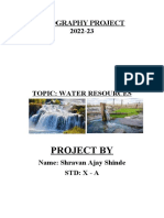 Water Resources Project Summary