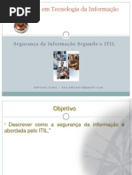 3.Gerenciamento de segurança segundo o ITIL