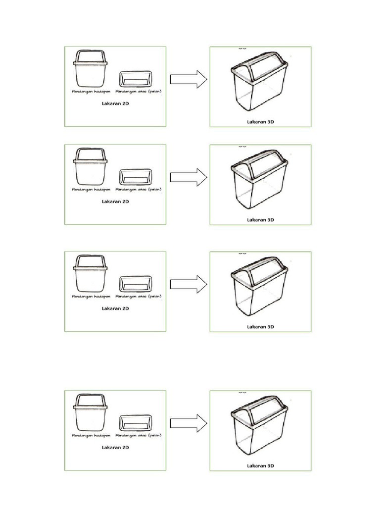 Lakaran 2D-3D | PDF