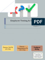 Chapter 5 - Employee Testing - Selection