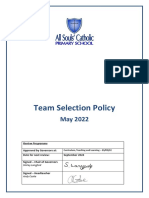 TeamSelectionPolicy May22 With Appendices