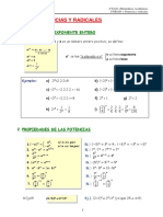 Potencias y Radicales