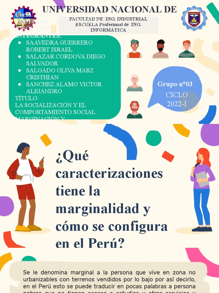 TRABAJO - La Socialización y El Comportamiento Social. Marginación y ...