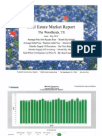 Market REport June - July 2011 The Woodlands TX