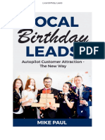 Local Birthday Leads Training Manual Revised