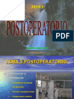 Tema 5 Posoperatorio Grado