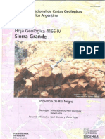 Geología Hoja Sierra Grande Río Negro 1:250.000