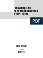 Doğu Akdeniz'de Bir Liman Kenti Iskenderun 1914-1919