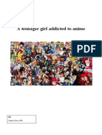 A Teenager Girl Addicted To Anime