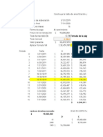 Amortización préstamo $45M 16 meses 12.5