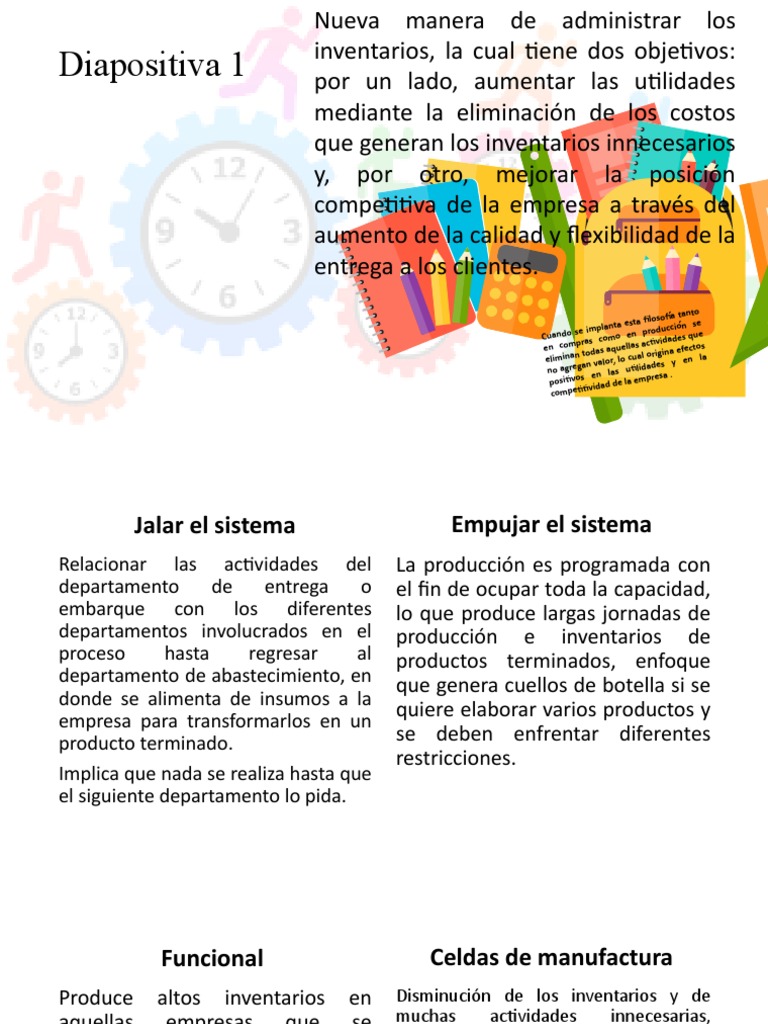 Justo A Tiempo PDF Lean Manufacturing Procesos de negocio