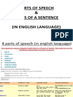 Olivarian103 Parts of Speech - Sentence