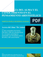 Psicología Del Alma y El Conocimiento en El Pensamiento Aristotélico