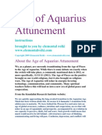Age of Aquarius Attunement