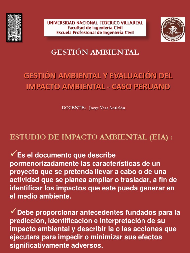 aCLASE SEM13-ESTUDIO - IMPACTO - AMBIENTAL | PDF | Entorno natural ...