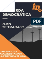 Lista 12. Plan de Trabajo Partido Izquierda Democratica