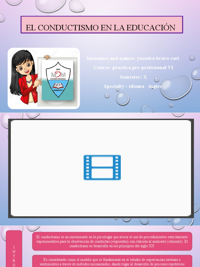 Conductismo en la Educación: Teorías y Aplicaciones | PDF ...
