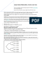 Cara Menyusun Ruang Sampel dalam Matematika