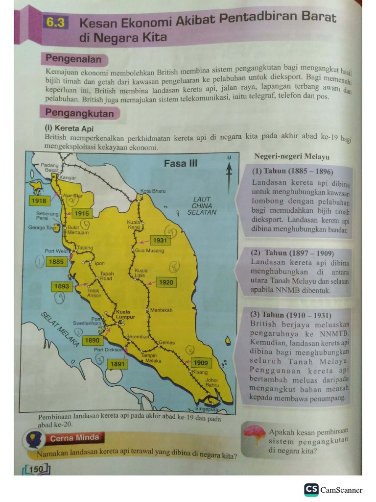 Sejarah F3 - 6.3 Kesan Ekonomi Akibat Pentadbiran Barat Di Negara Kita ...